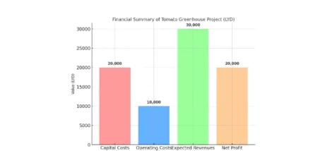 دراسة جدوى زراعة الطماطم في البيوت المحمية